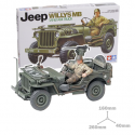 TA35219 Willys MB Jeep with driver & decals for 5 versions
