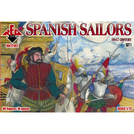 Spaanse Sailors 16-17 eeuw Figuren
