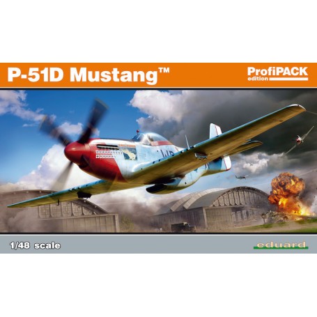 Noord-Amerikaanse P-51D Mustang ProfiPACK-editie kit van Amerikaanse WWII gevechtsvliegtuigen P-51D versie D-10 en hoger in scha