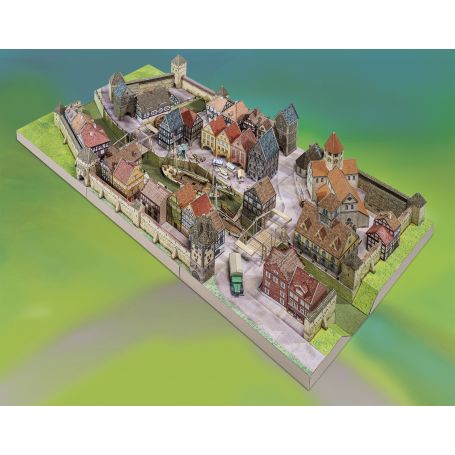 Harbor Diorama Kartonnen schaalmodel