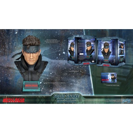 Metal Gear Solid Buste Large Scale Solid Snake 31 cm 