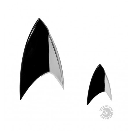 Star Trek Discovery Replica 1/1 Starfleet zwarte magnetische badge en pinnen Replica's: 1:1
