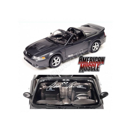 FORD MUSTANG SALEEN S281 SC SPEEDSTER 2003 ANTHRACITE "DARK SHADOW GREY" WITH AUTOGRAPH Miniatuur 