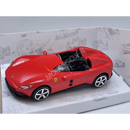 FERRARI MONZA SP-2 2018 METAL RED Miniatuur 